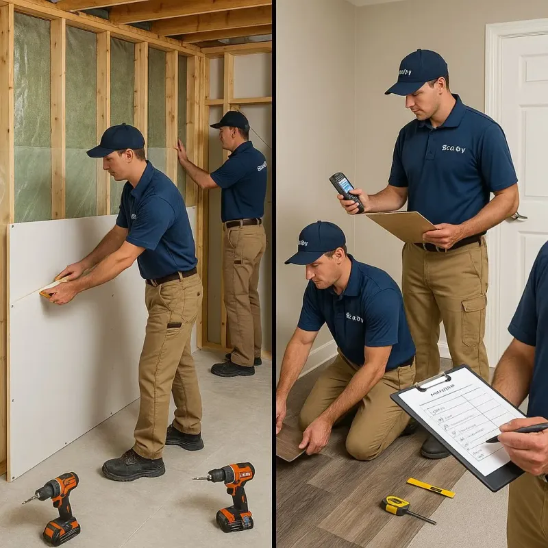 Repairs and Reconstruction process in North Hartsville, SC