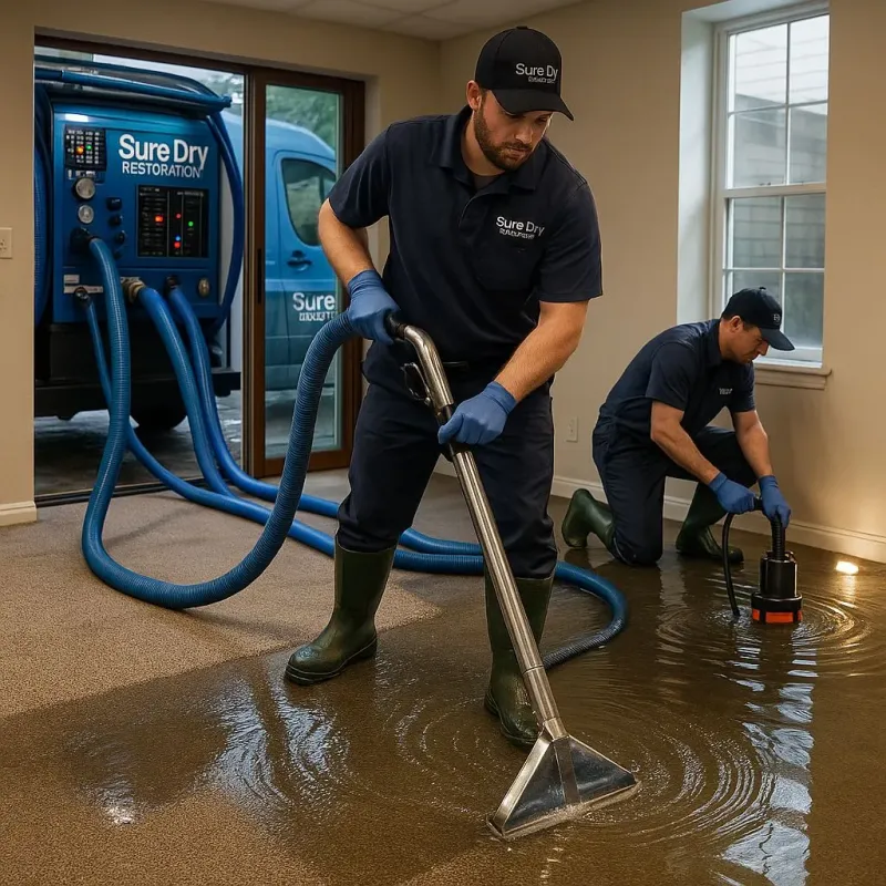 Water Extraction and Removal process in North Hartsville, SC